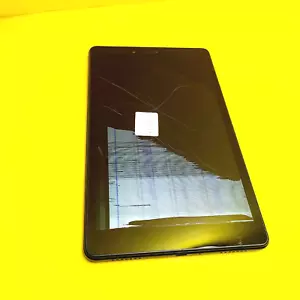 *CRACKED SCREEN* SAMSUNG SM-T295 TABLET GALAXY TAB A 8" 2019 ANDROID BLACK TFT - Picture 1 of 4