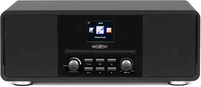 Reflexion HRA19INT DAB- und Internetradio mit CD-Player und Radiowecker schwarz - Bild 1 von 4