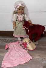American Girl Doll Caroline Abbott & Cow