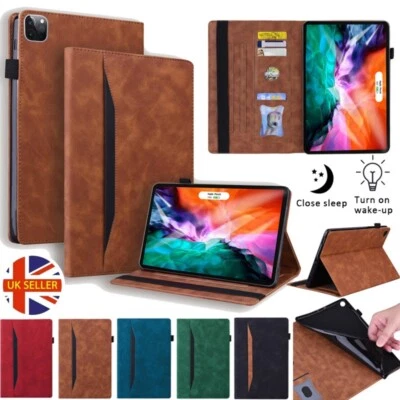 Smart Leather Case Cover For iPad 5/6/7/8/9/10/11th A16 Mini 7 Air Pro 11" 12.9" - Image 1 of 4