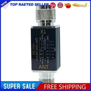 1-30mhz 10W 6 LED SWR Meter Mini Power & SWR Meter Shortwave Power Meter(SO239) - Zdjęcie 1 z 8