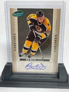 2005-2006 Parkhurst Hockey Ben Walter Parkhurst Authentic Signatures