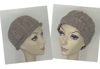 NWT Parkhurst Cotton Knit Roll /Fold Up Beanie Hat • Gray Twist • 30042 UNISEX - Image 1 of 3