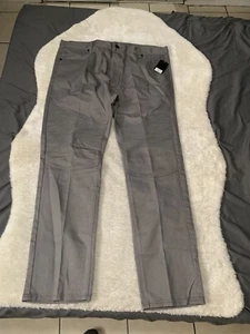 Jeans Moto Uomo Southpole Slim Dritto Grigio Denim Taglia 42x34 Pantaloni Nuovi - Foto 1 di 8