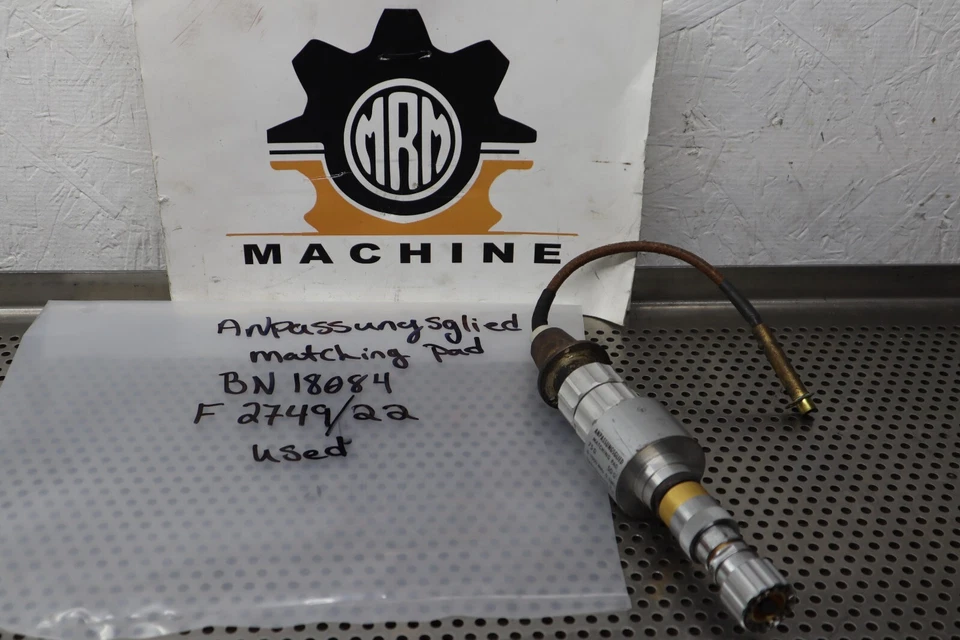 ANPASSUNGSGLIED MATCHING PAD 75Ohms 50Ohms Type DAF-BN 18084 F 2749/22 See Pics - Image 1 of 4