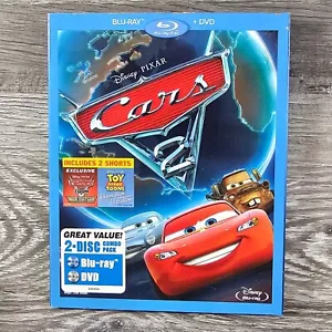 Cars 2 (Blu-ray, 2011) Disney Pixar W/ Sleeve Blu-ray ONLY - Picture 1 of 3