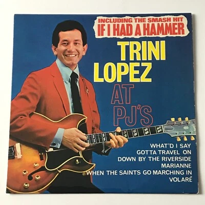 Trini Lopez - Trini Lopez At P.J's 7" EP Vinyl Record - R 30013  EX/EX - Image 1 of 4