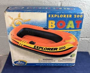 The wet set explorer 200 boat 73” x 37” x 16” Intex Inflatable *Boat Only Intex - Picture 1 of 4