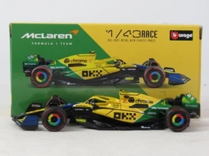 BBurago Burago Mclaren MCL38 #4 Lando Norris Monaco GP 2024 1/43 18-38214SN - Imagen 1 de 5