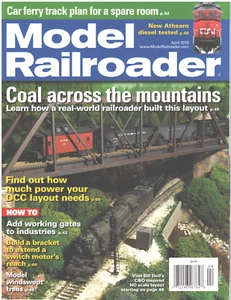 MODEL RAILROADER Magazine April 2013 Coal Across Mountains Windswept Trees - Picture 1 of 1