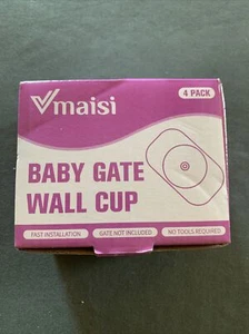 VMaisi Baby Gate Wall Cup 4 Pack (New In Box) - Picture 1 of 4