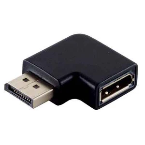 Displayport 1.4 Adapter 90° Winkel RECHTS 20-Pins vergoldet 8K max 32,4Gbit/s  - Bild 1 von 1