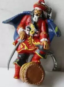 Figura Pirata Capitán Morgan Famosa Pierna Postura Goma Plástico Duro Llavero - - Imagen 1 de 1