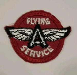 Vintage Original 50's FLYING A SERVICE PATCH - Picture 1 of 2