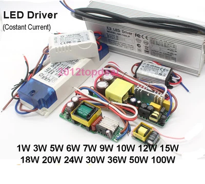 Constant Current LED Driver 1W 3W 5W 10W 20W 30W 50W 100W LED Power Supply - Image 1 of 2