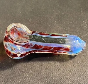 Small Hand-Blown Glass Pipe - Imagen 1 de 8