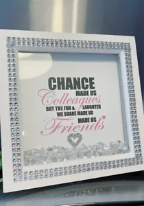PERSONALISED KEEPSAKE 3D BOX FRAME SPECIAL FRIEND - Picture 1 of 1