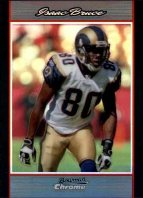2007 Bowman Chrome Refractors #BC159 Isaac Bruce - Image 1 of 2
