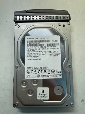 HITACHI HUA723030ALA640 0F14991 H3U30006472S 3TB 7.2K RPM 3Gb/s SATA 3.5" HDD - Image 1 of 4