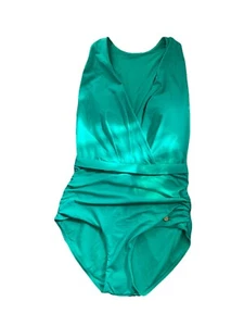 Sunseeker Damen Badeanzug Einteiler Damen Grün Rüschen Badeanzug Gr. 6 Neu - Bild 1 von 10