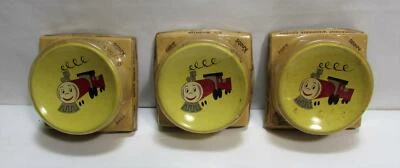 Lot of 3 NOS Vintage Amerock Choo Choo Train Story Book Drawer Knobs A602 - 2.5" - Изображение 1 из 4