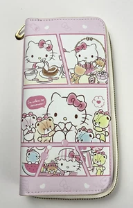 Hello Kitty and friends 12 pocket Wallet Pink - Picture 1 of 7