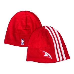 Atlanta Hawks Stripe Logo Beanie Hat Cap - Picture 1 of 1