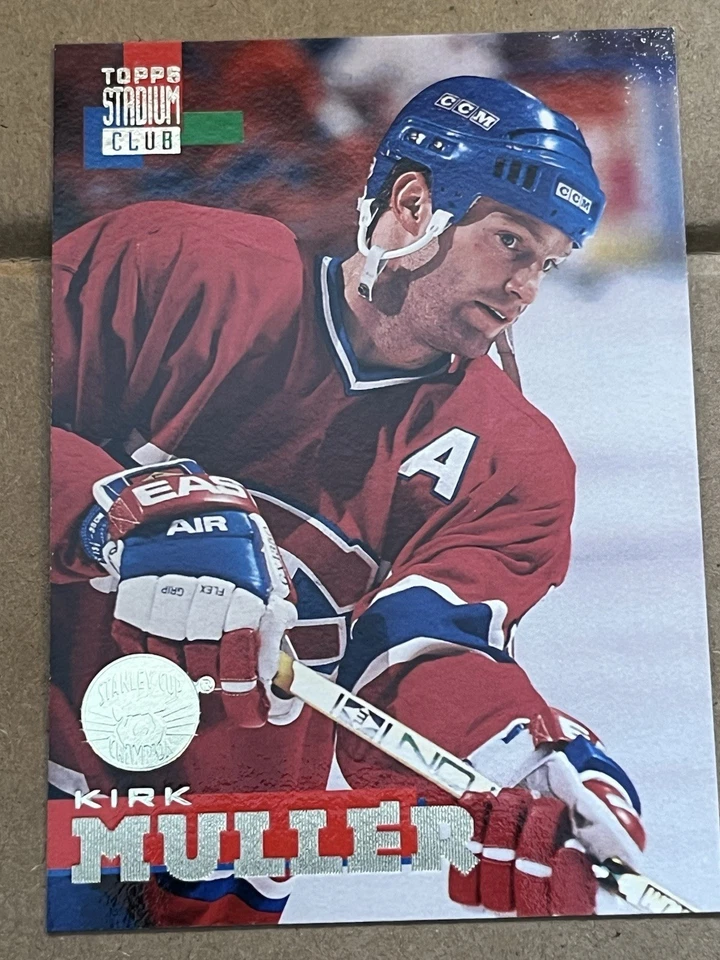 1994-95 STADIUM CLUB STANLEY CUP CHAMPION EDITION - KIRK MULLER #130 **RARE** - Image 1 of 3