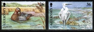 GUERNSEY 2001 Europa 2v MNH** - Picture 1 of 1