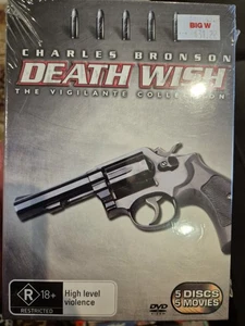 DEATH WISH VIGILANTE COLLECTION 1-5 DVD CHARLES BRONSON MICHAEL WINNER FILM NEW - Picture 1 of 3
