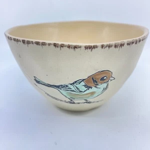 in homestylez cream bird pattern ceramic serving bowl - Picture 1 of 6