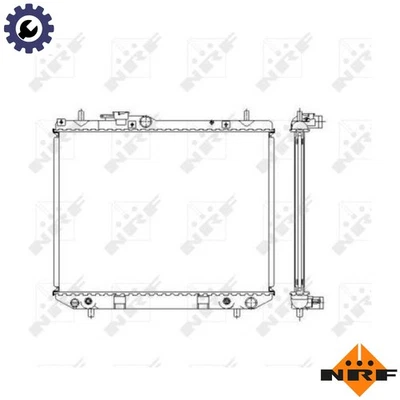 RADIATOR ENGINE COOLING 53537 FOR HC-EJ 1.3L 4cyl - Image 1 of 4