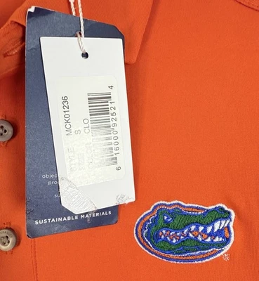 New Florida Gators Golf Polo Small Men Orange Shirt Embroidered Cutter Buck NWT - Image 1 of 4