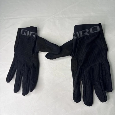 Guantes de bicicleta Giro Trixter carretera/sendero para hombre grandes negros - usados una vez Foto 1 de 4