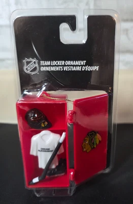 Team Sports America Chicago Blackhawks Team Locker Ornament New Old Stock 2016 - Image 1 of 3