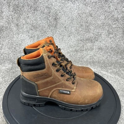 Wolverine Botas Mujer Talla 6.5 Ancho Piper Compuesto Puntera Trabajo Marrón Impermeables Foto 1 de 4