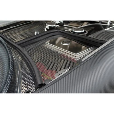 Cubierta perforada de caja de fusibles de batería de acero inoxidable para Chevy Corvette C5 1997-04 Foto 1 de 4