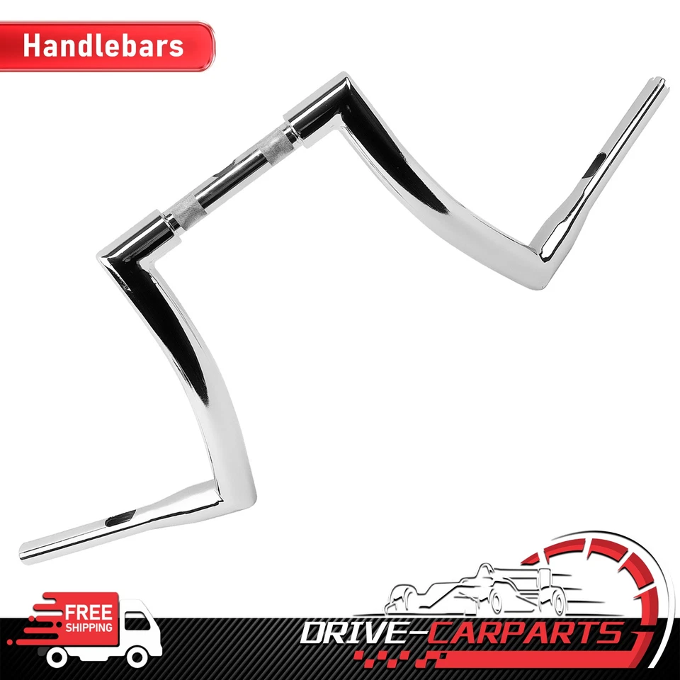 New 12" Handlebars for Harley-Davidson Bad Boy Blackline Rocker Sportster Deluxe Foto 1 de 4