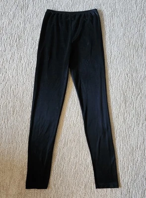 Chill Chasers By Cuddl Duds Negro Brillante Informal Salón Leggings Pantalones (S) Foto 1 de 4