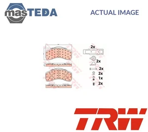 GDB5111 BRAKE PADS SET BRAKING PAD REAR TRW NEW OE REPLACEMENT - Picture 1 of 6
