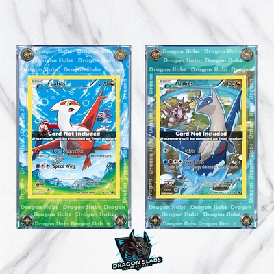 x2 Pokemon Latias Latios XY 78 79 Promo Extended Art Case - Image 1 of 4