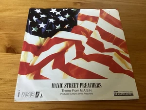 Manic Street Preachers - Theme From M.A.S.H. 7” Single 1992 Columbia Records - Picture 1 of 4