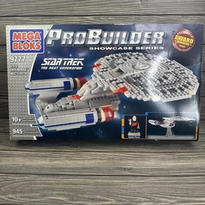 Mega Bloks Probuilder Star Trek TNG USS Enterprise 9777 NIB New Sealed Rare - Picture 1 of 16