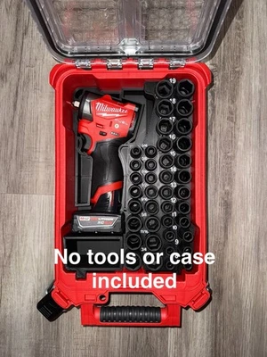 M12 3/8” stubby 3049-20 Storage for Packout 48228435 insert Only No Tools - Image 1 of 4