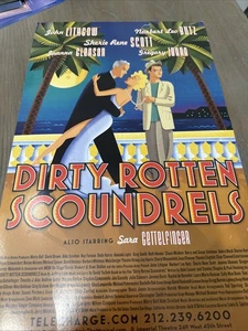 DIRTY ROTTEN SCOUNDRELS JOHN LITHGOW NORBERT LEO BUTZ CAST Poster 22x14 - Picture 1 of 21