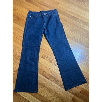 Pantalones de mezclilla acampanados vintage Y2K Bobbie Brooks para mujer azul talla 12 lavado vintage Foto 1 de 4