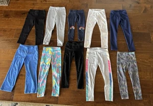 Lote/paquete de 10 leggings talla 5 T para niñas pequeñas - Imagen 1 de 9