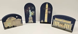 Cat's Meow Nat'l Treasures Series Set Of 4 Shelf Sitters 1998 - Picture 1 of 10