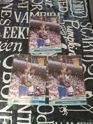 X3 Shaquille O'Neil Basketball Card Rookie Lot Hall Of Famer Hof Vintage Dealer - image 1 of 4