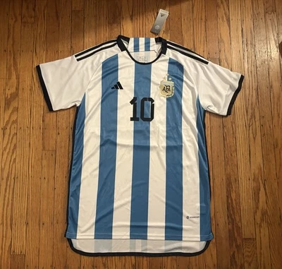 Men’s Adidas Aeroready Slim Fit Messi Jersey 2X NWT READ - Image 1 of 4